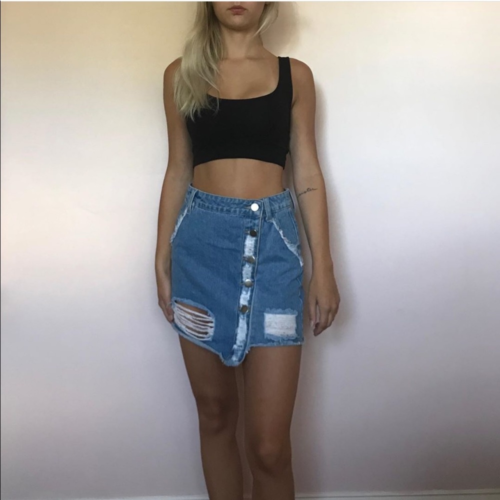 Jean skirt